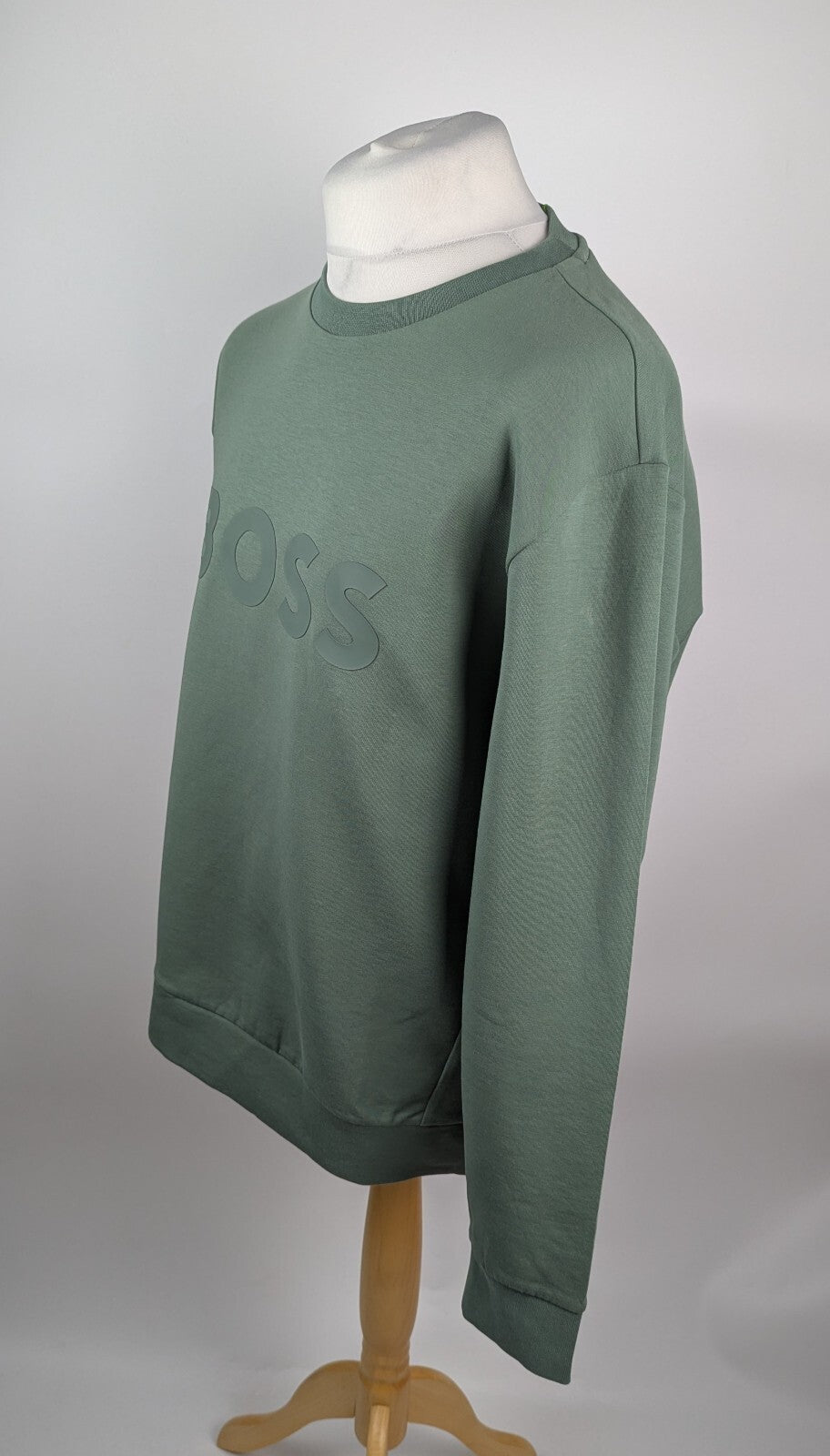 Boss Men's Salbo Crew Sweatshirt - Open Green