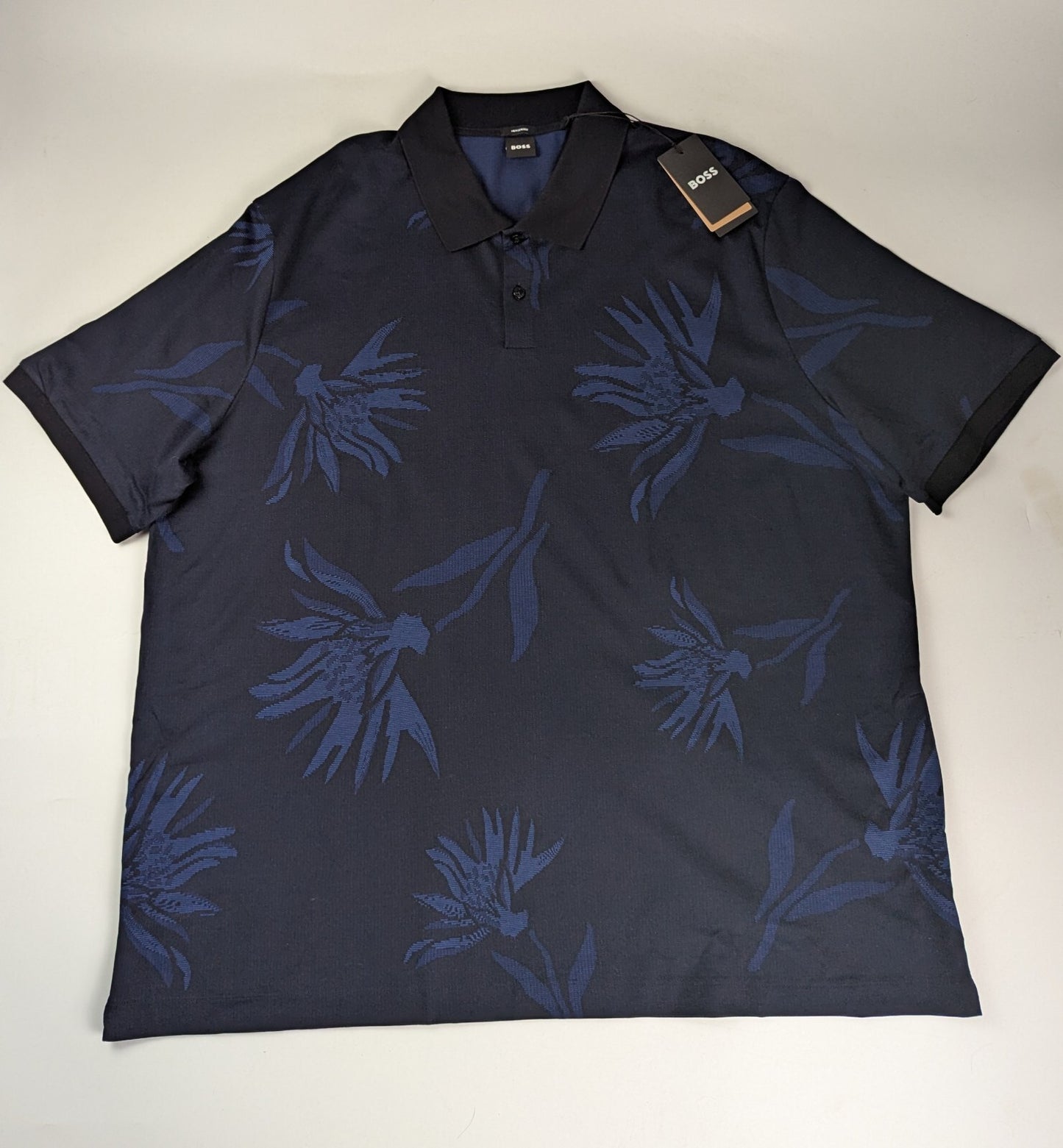 BOSS Men's Short Sleeve C-Parris 13 Polo Shirt - Navy Blue