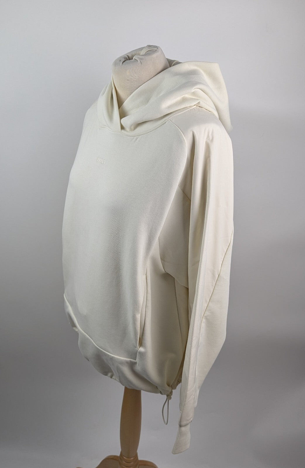 BOSS elapse womens pullover hoodie - Open White