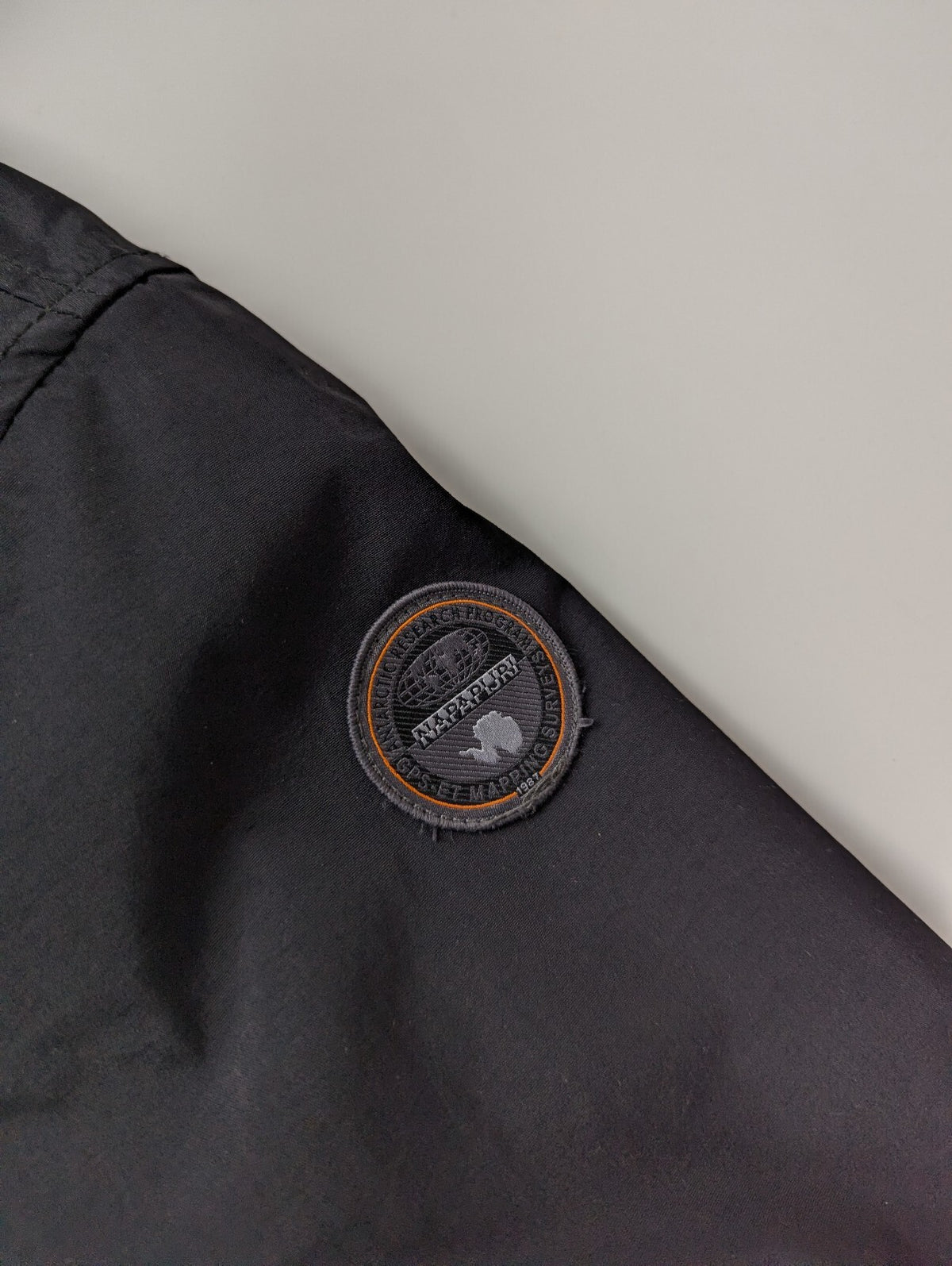 Napapijri Mens Rainforest Water Resistant Fleece line Jacket - Black