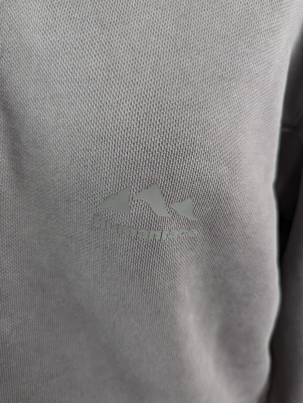 Humanrace Unisex Humanra Quarter Zip Fleece - Grey