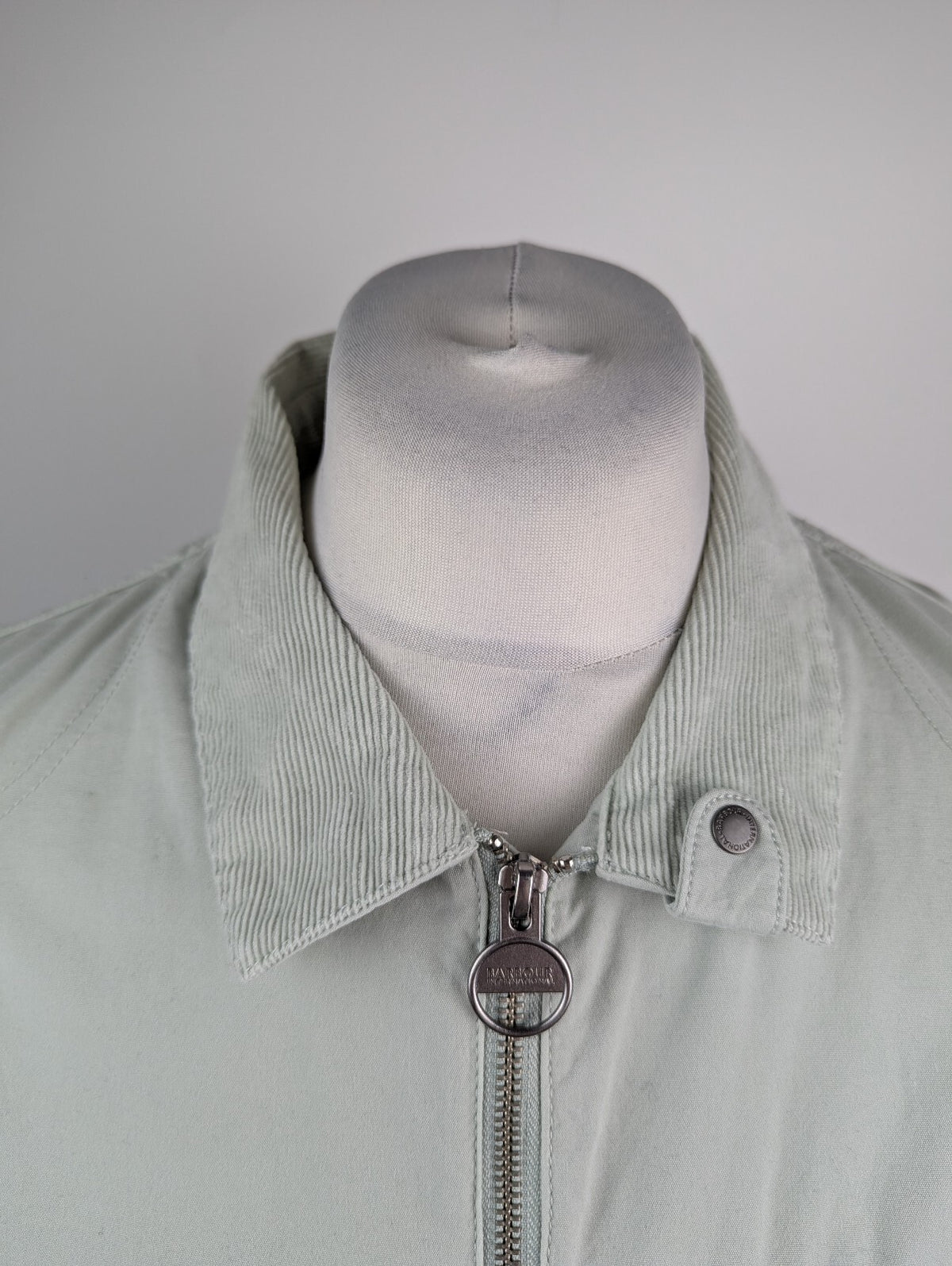 Barbour International Men's Tarnett Jacket - Mineral Grey / Mint