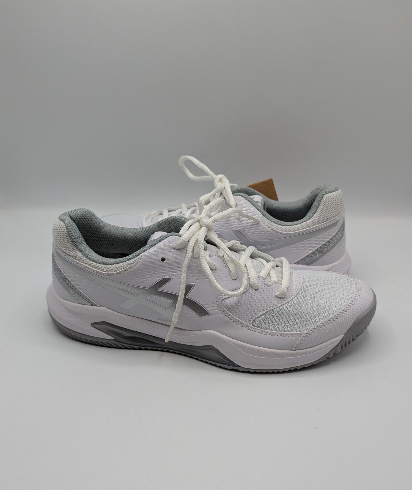 Asics Womens Gel-Dedicate 8 Tennis/Padel Trainers - White/Silver