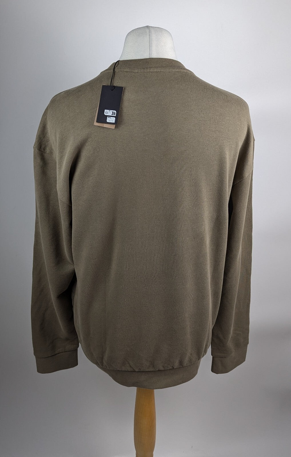 Boss Mens Chevron Sweatshirt - Open Green