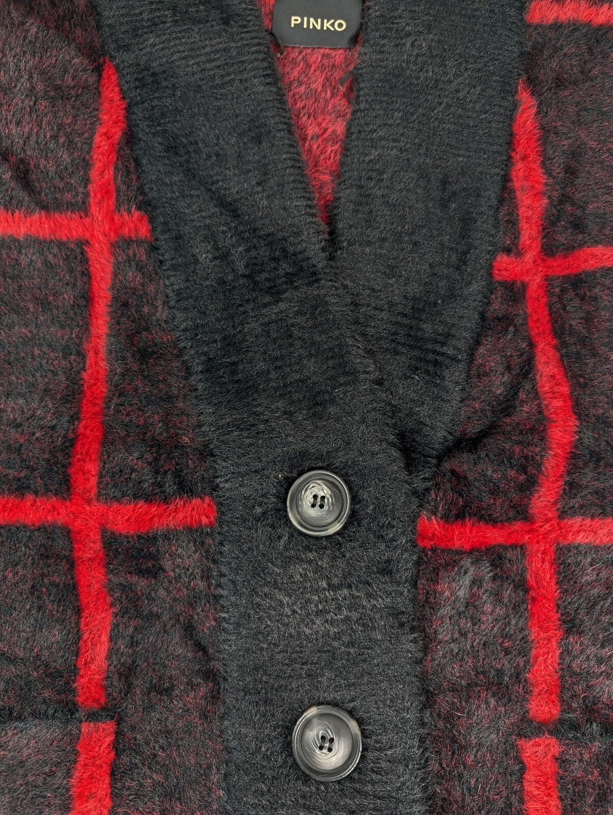 Pinko Womens cardigan - Black / Red