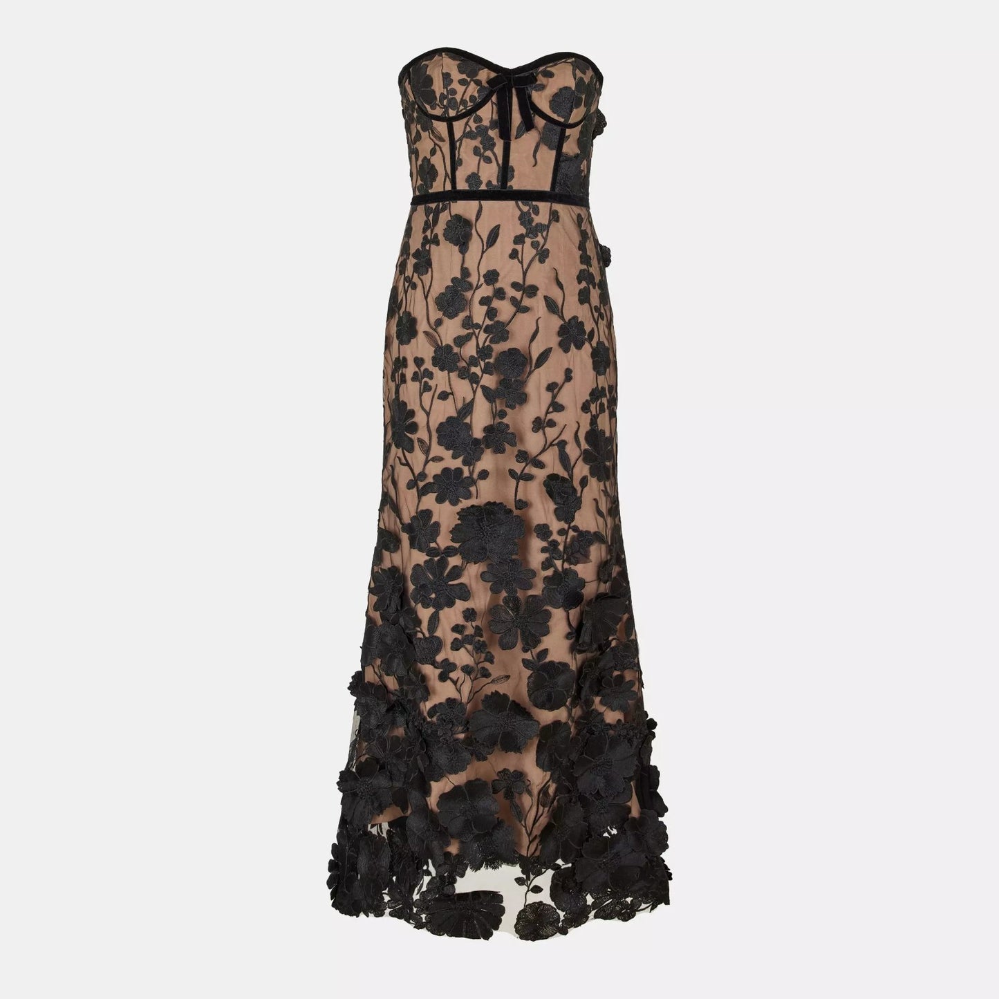 Jarlo Women's Monica Corset Dress - Black /Brown