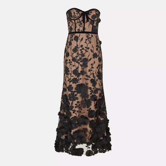 Jarlo Women's Monica Corset Dress - Black /Brown