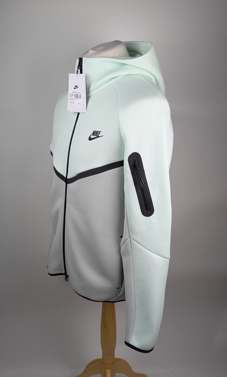 Nike Sportswear Tech Fleece Windrunner Hoodie -  Barely Green mint