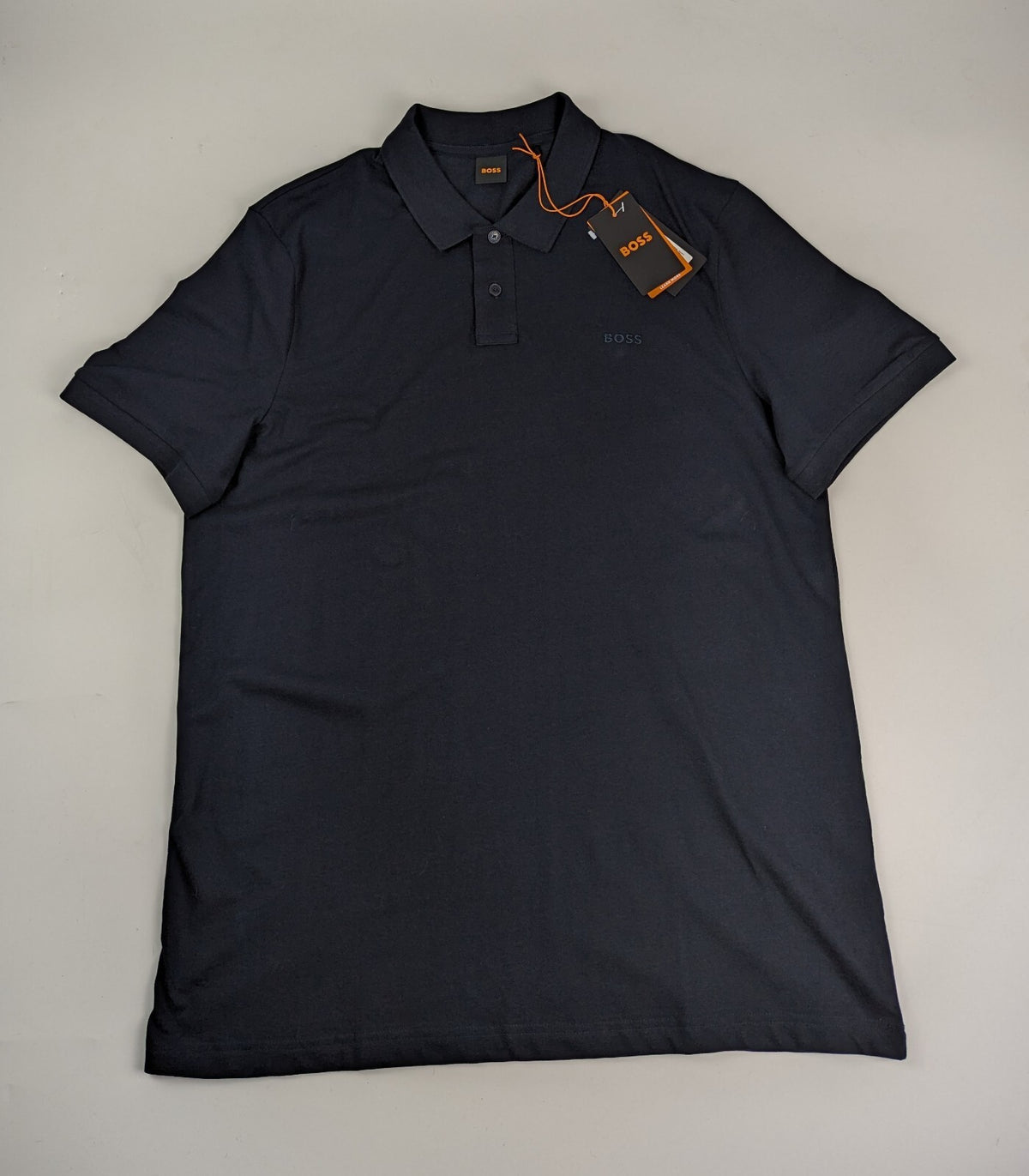 Boss Men's PeInterlock "pe_keen" Short-Sleeve Polo Shirt - Navy