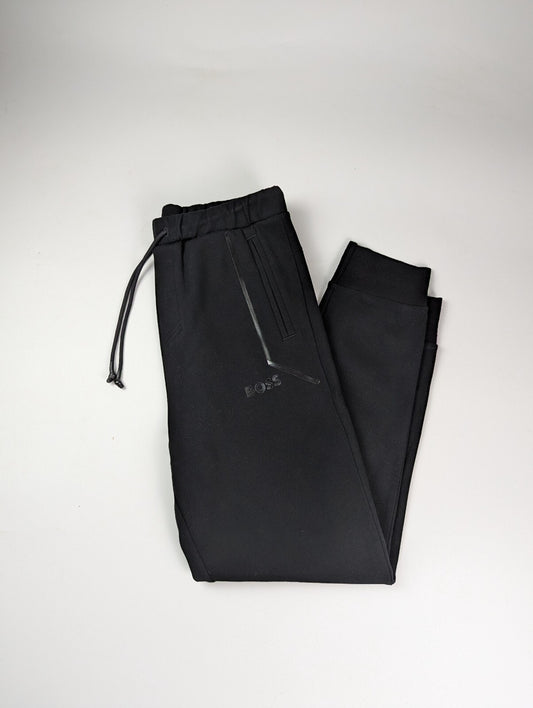 Boss Mens Hadiko Mirror Tracksuit Bottoms Joggers - Black