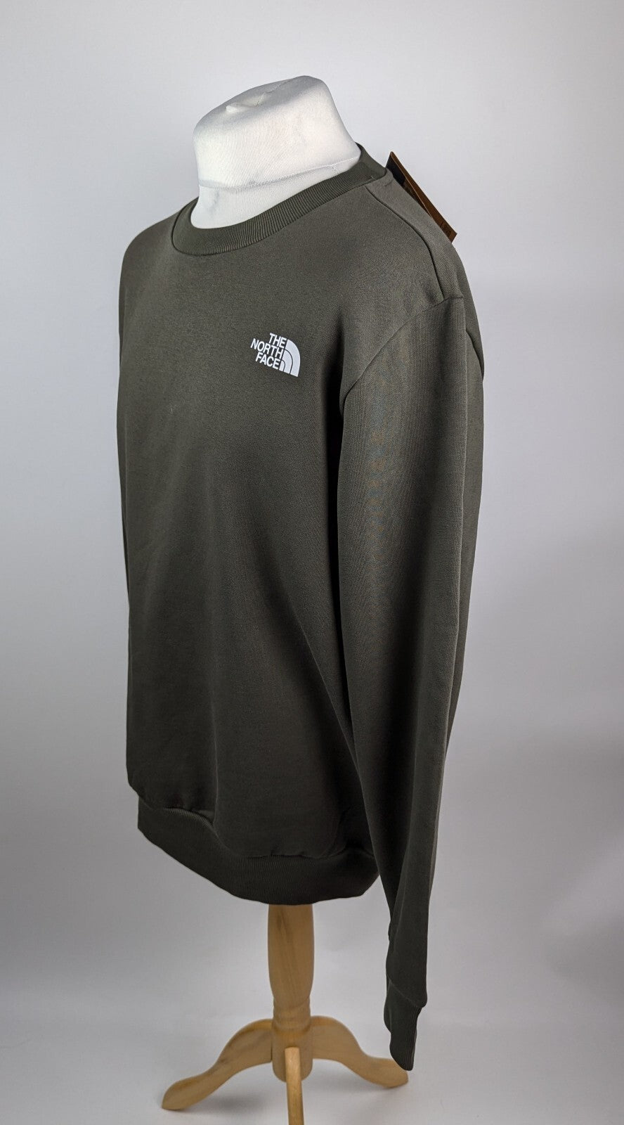 The North Face Simple Dome Crew Neck Jumper Mens- Taupe Green
