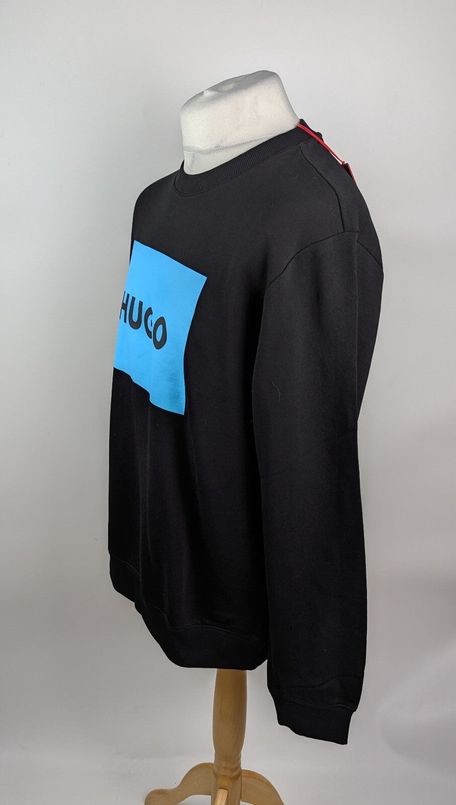 HUGO Men's Duragol Jumper - Black / Aqua