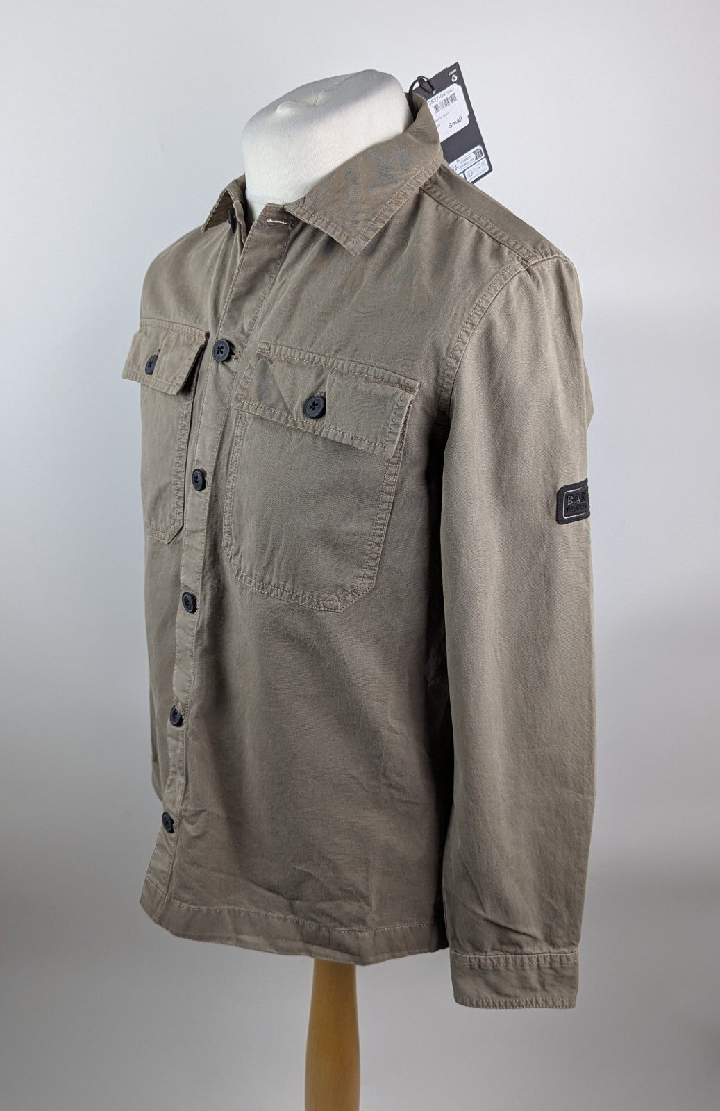 Barbour International Mens Arlo Overshirt -Brindle green /brown