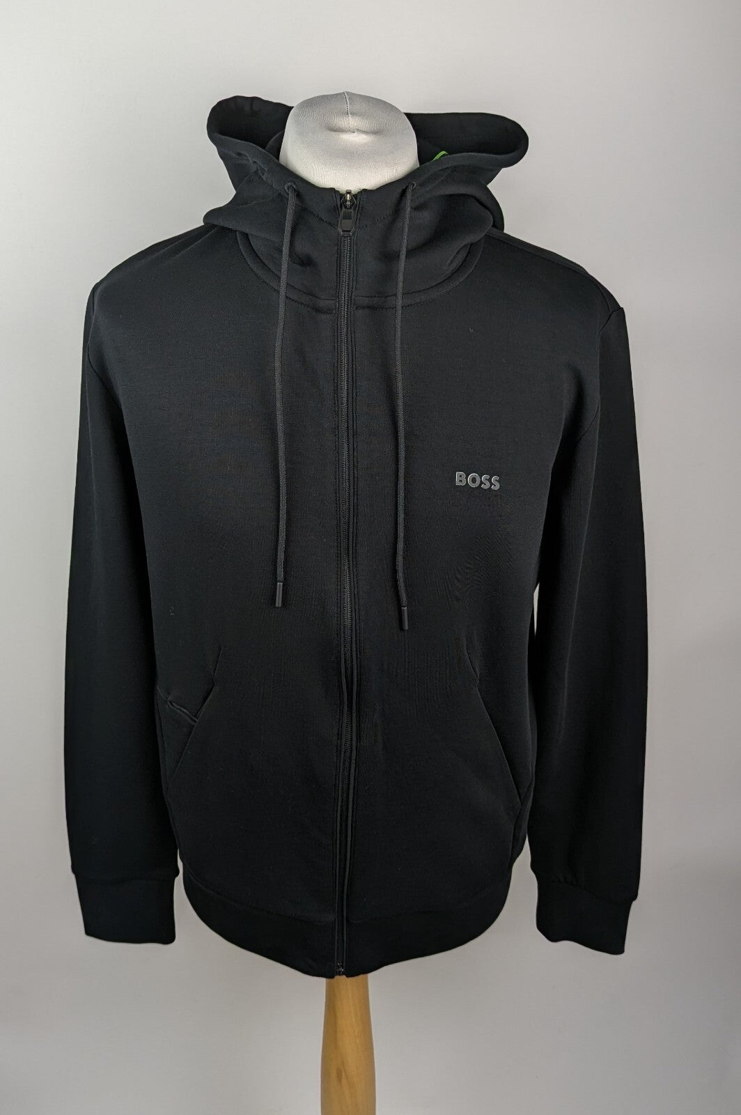 Boss Men's Saggy Zip Hoodie - Black