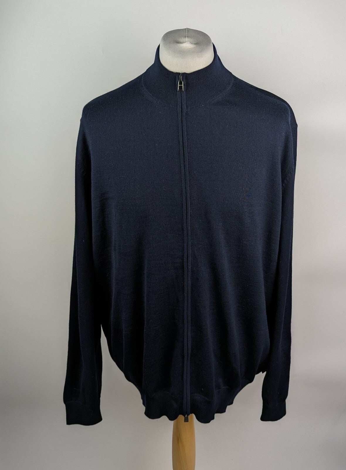 Boss Balonso Knitted Cardigan Mens  - Navy blue