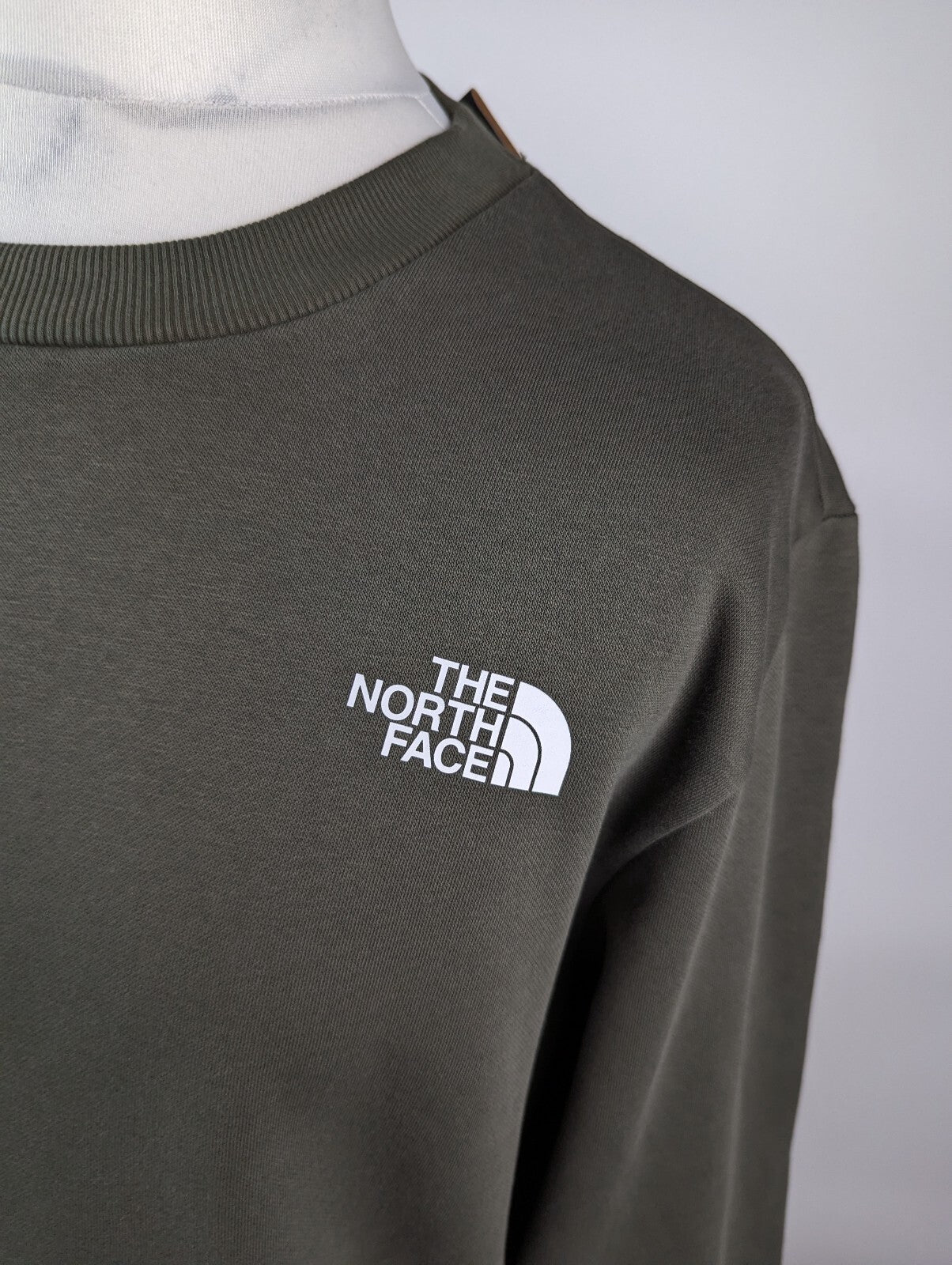 The North Face Simple Dome Crew Neck Jumper Mens- Taupe Green