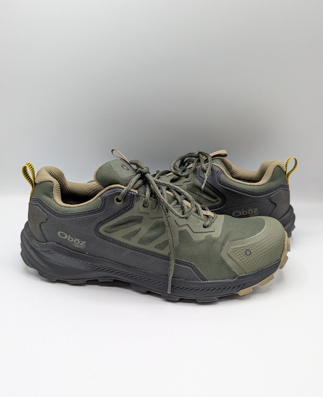 Oboz Men's Katabatic Waterproof Hiking Shoes - Evergreen
