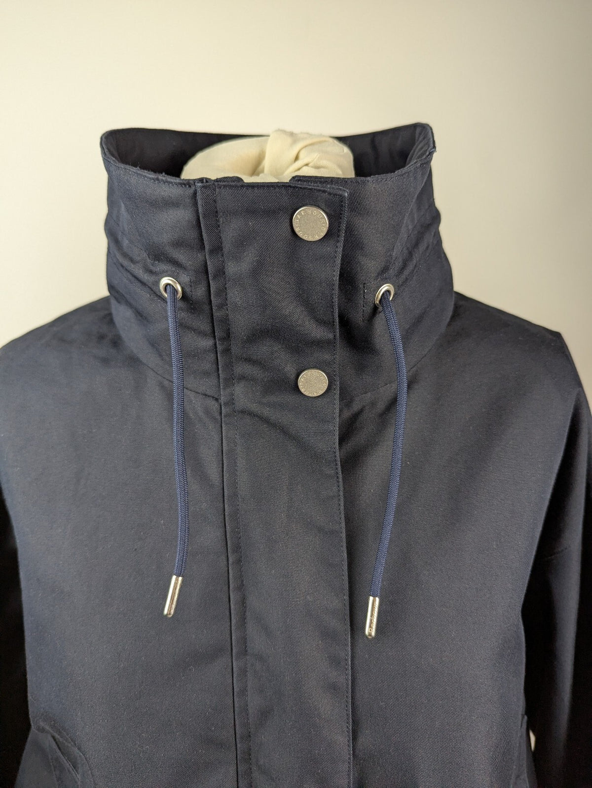 Barbour Womens Bronwyn Gingham Showerproof Jacket in Navy Size UK 12 Medium