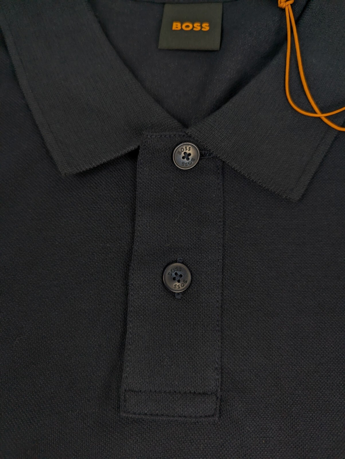 Boss Men's PeInterlock "pe_keen" Short-Sleeve Polo Shirt - Navy
