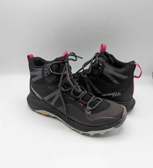 Merrell Womens Siren 4 Mid GTX Boots - Black / Pink Size