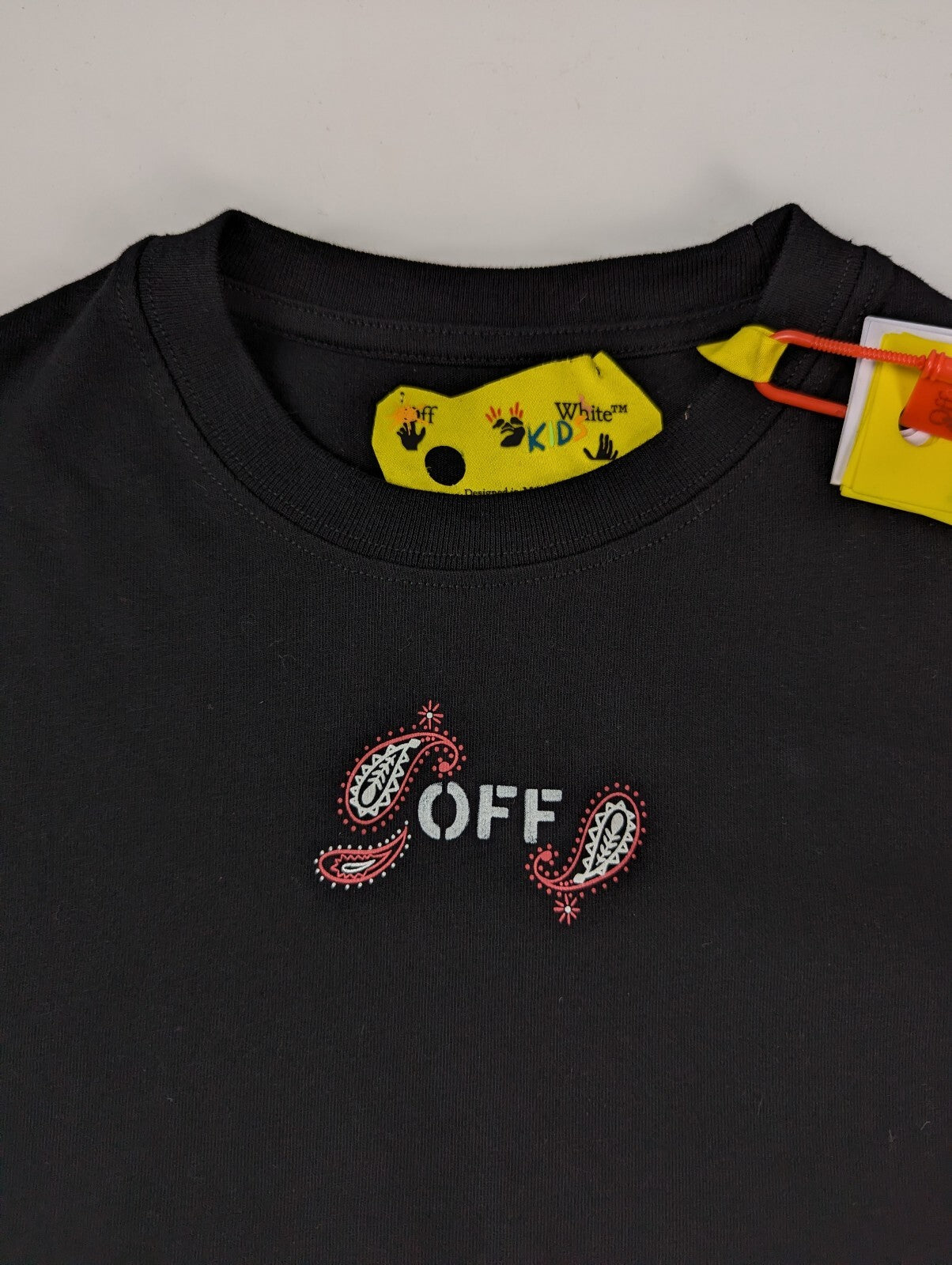 Off-White Kids Arrows Bandana cotton jersey T-shirt - Black
