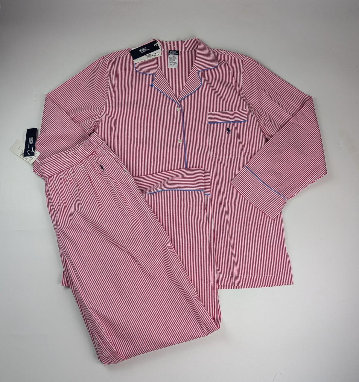 Polo Ralph Lauren Womens Madison Long Sleeve Pyjama Set - Pink