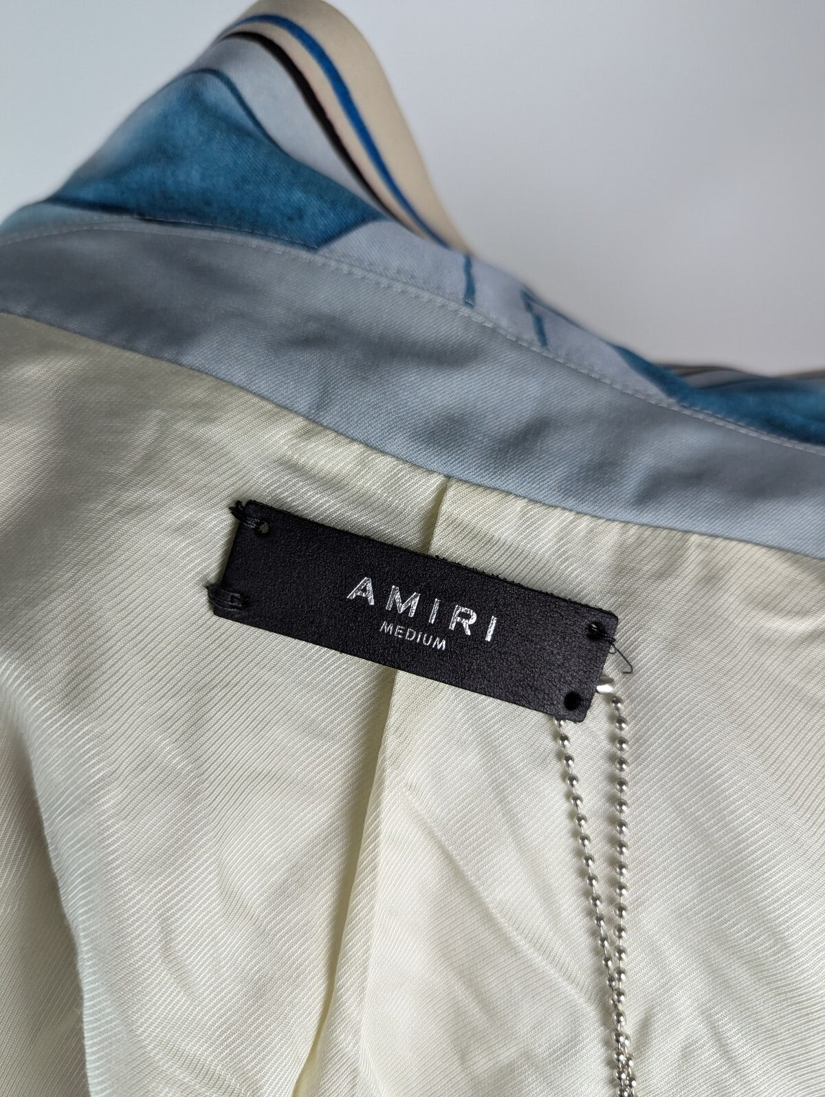 Amiri landscape frame varsity jacket Men- graphic print Multi