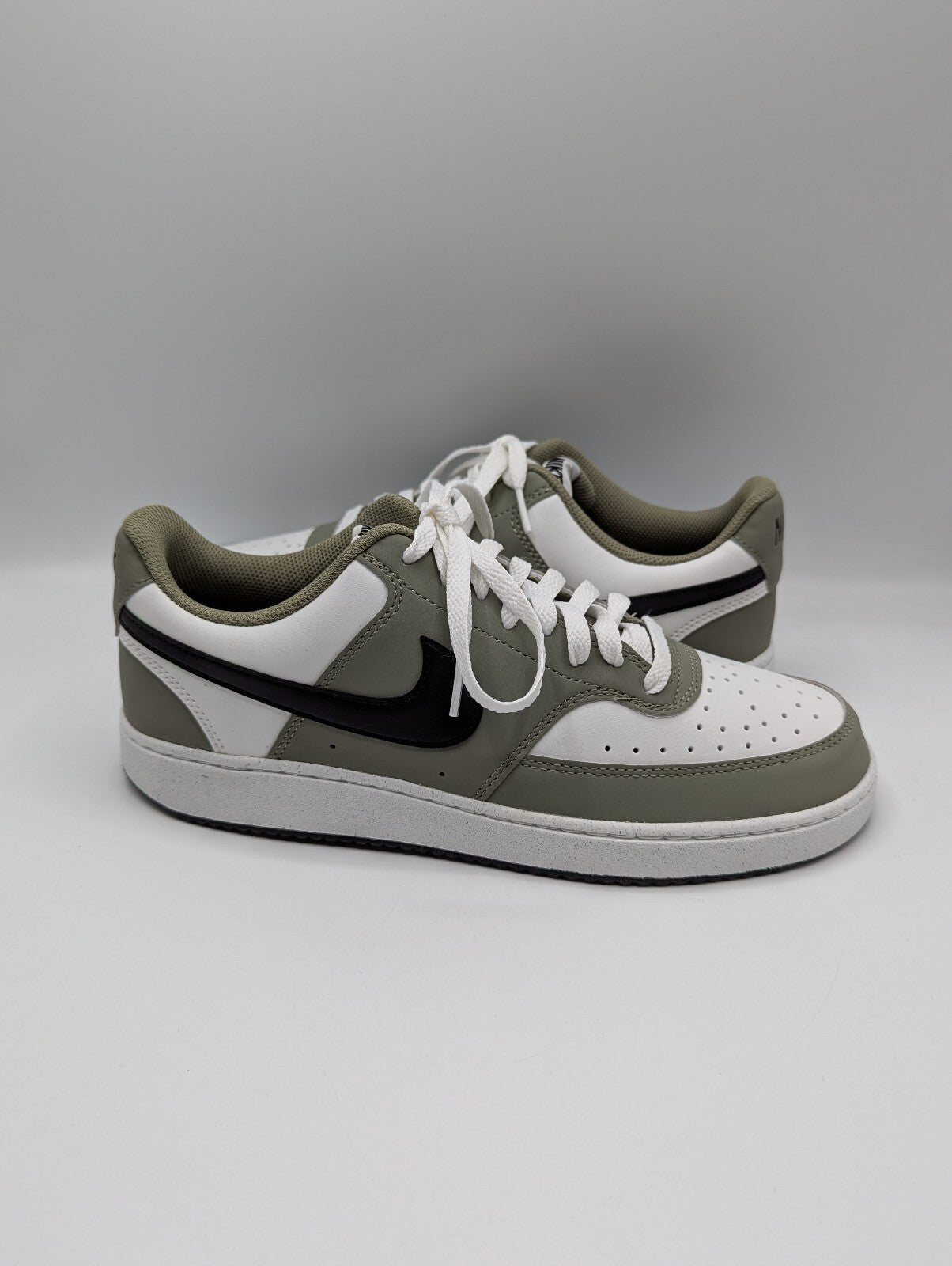 Nike Court Vision Low Trainers Mens-  Sage/Black/White
