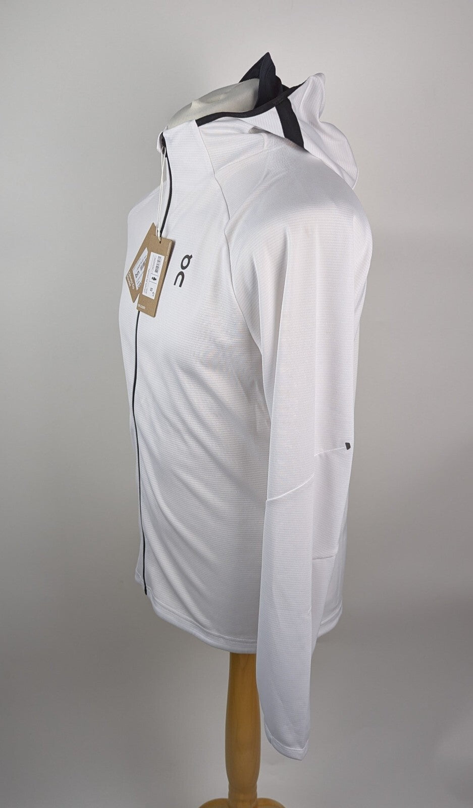 On Men's Climate Zipped Performance Hoodie - White