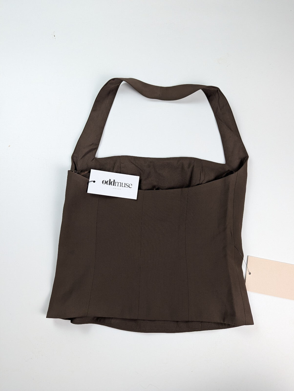 Odd Muse Ultimate Muse Halter Top - Chocolate Brown