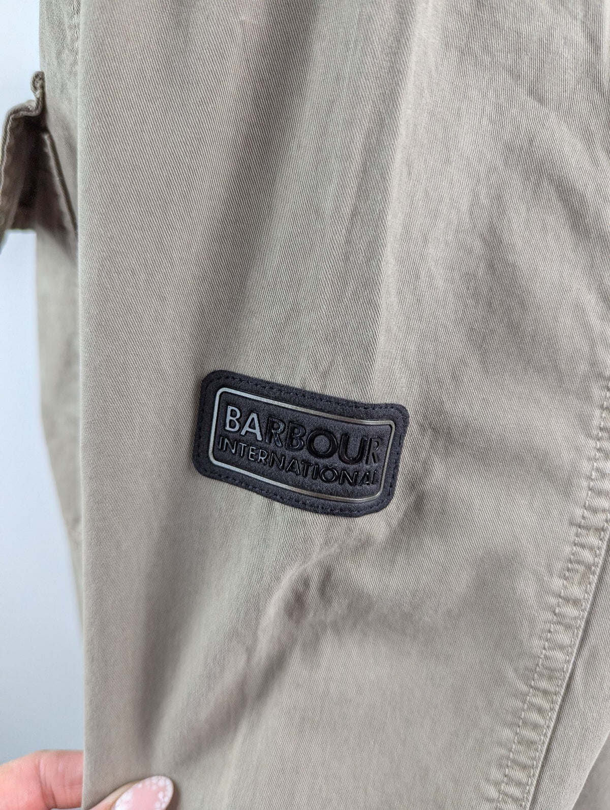 Barbour International Mens Arlo Overshirt -Brindle green /brown