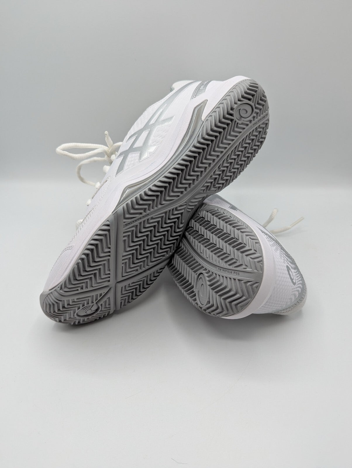 Asics Womens Gel-Dedicate 8 Tennis/Padel Trainers - White/Silver