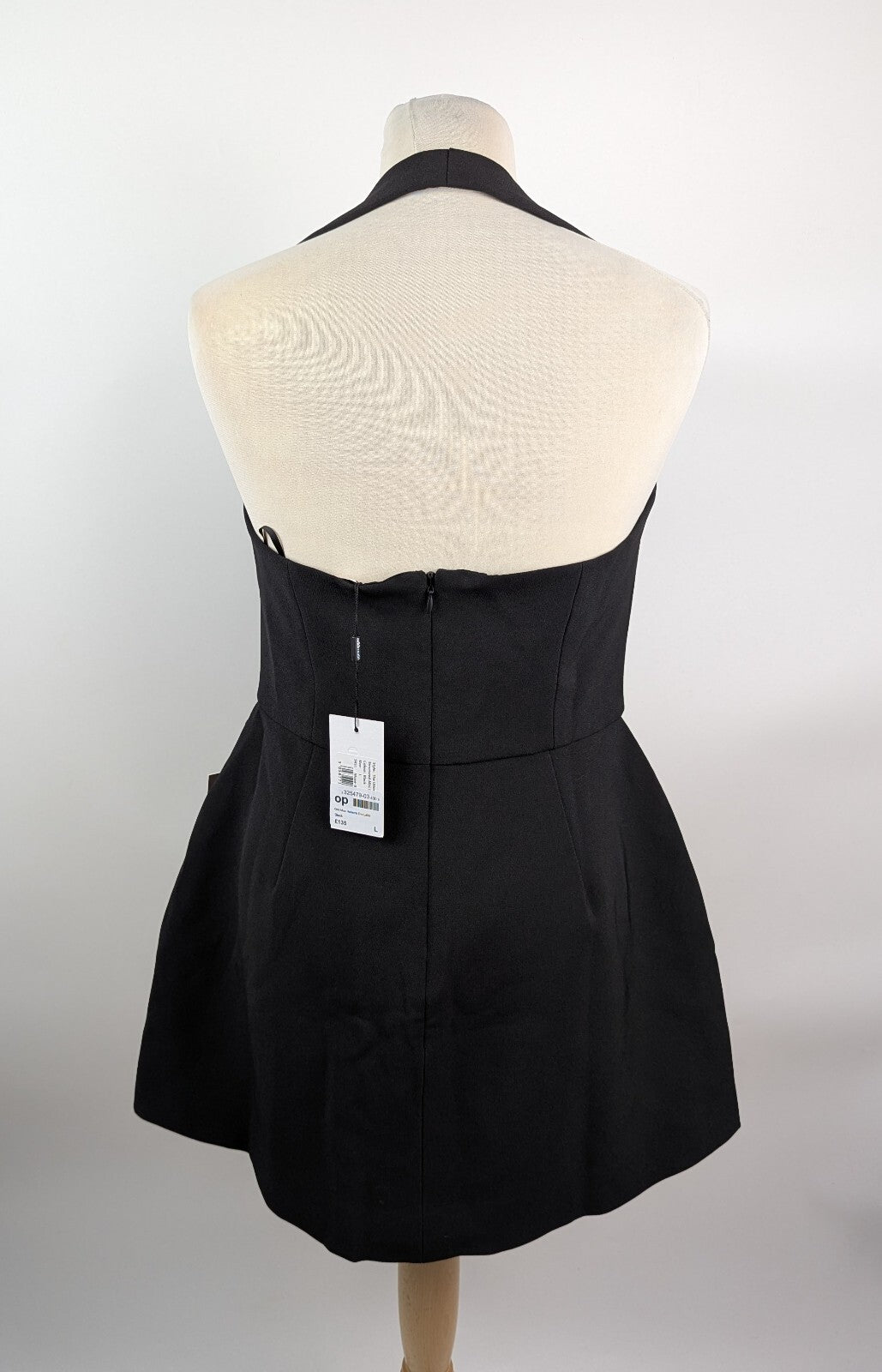 Odd Muse Structured Mini Dress - Black