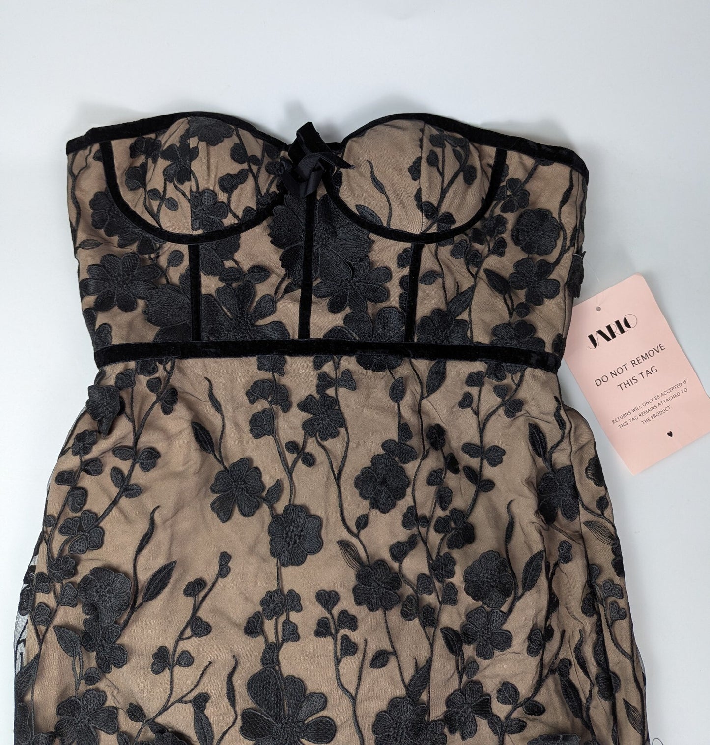 Jarlo Women's Monica Corset Dress - Black /Brown