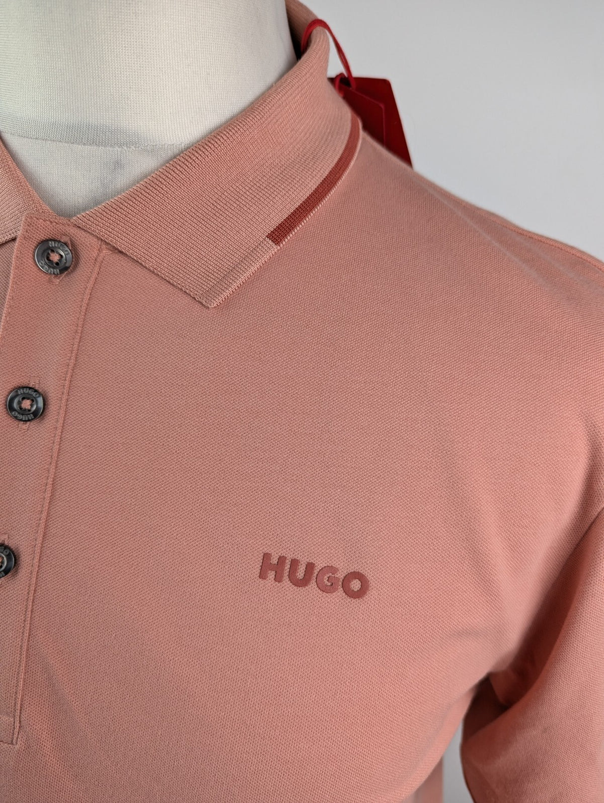 Hugo Dinoso Polo Shirt - Pastel red