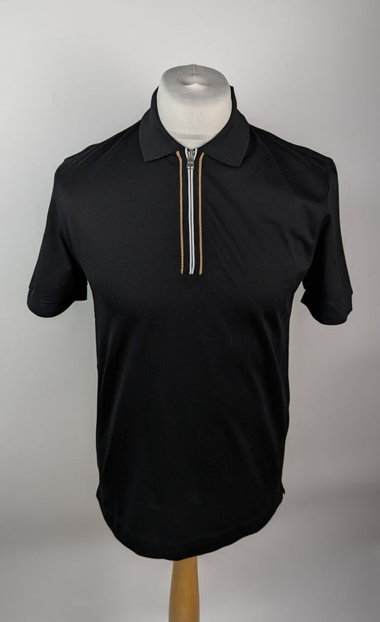 Boss Mens/Junior/Boys H-Paras 65 mens polo shirt - Black