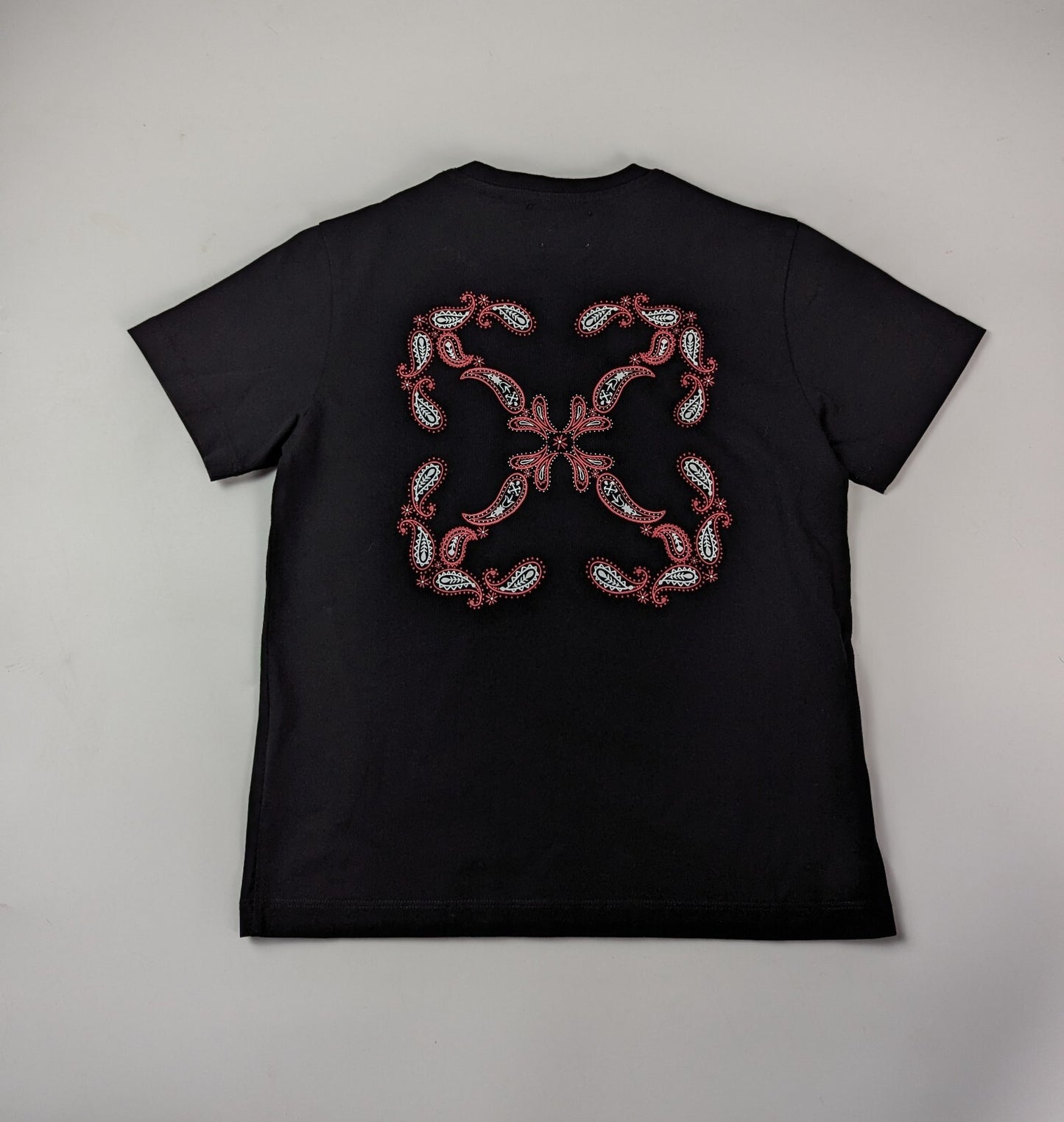 Off-White Kids Arrows Bandana cotton jersey T-shirt - Black