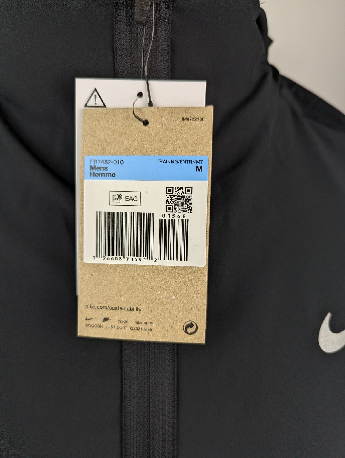 Nike Form Hooded Mens Jacket - Black