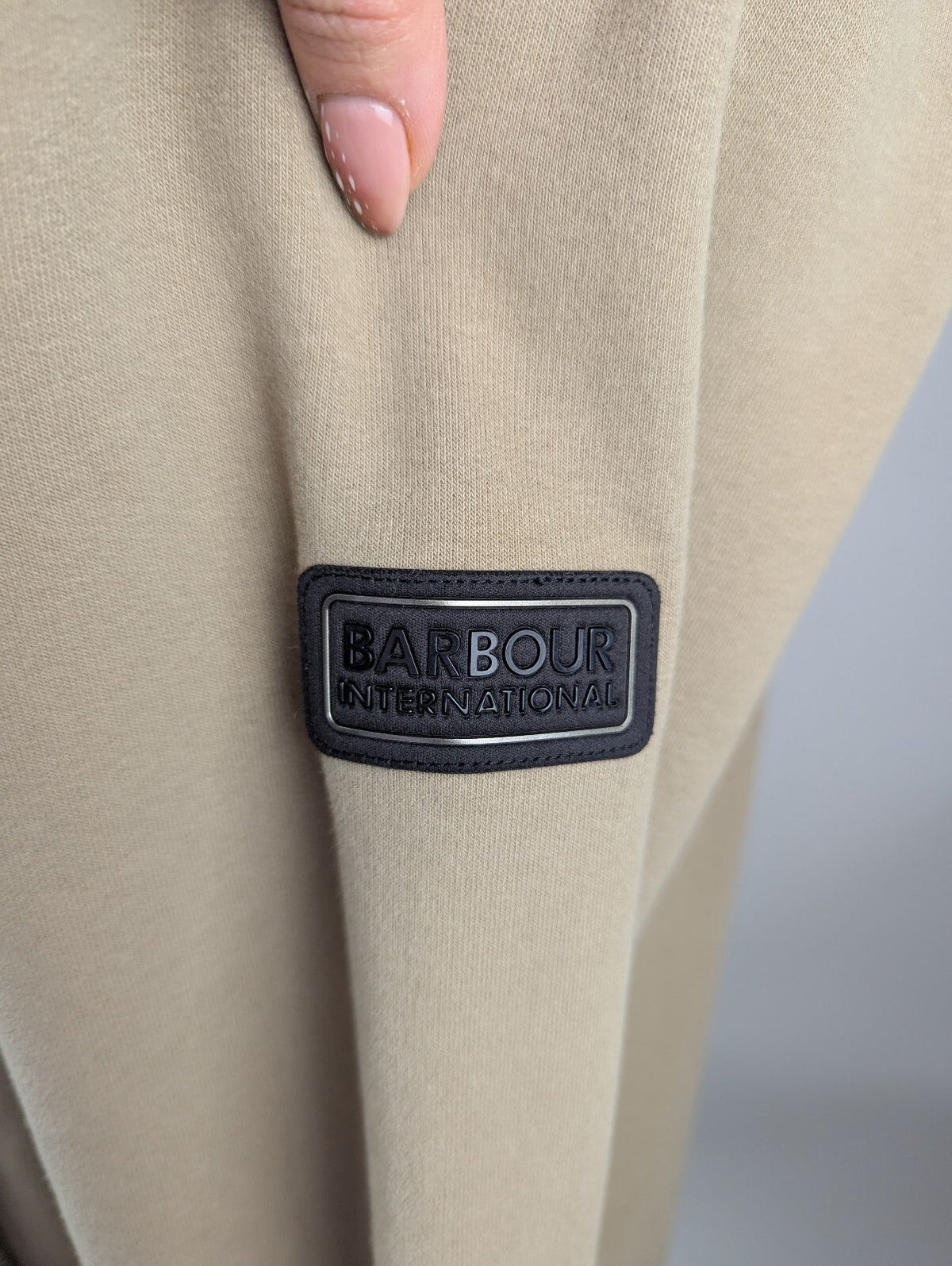 Barbour International Mens Ethan Hoodie - "Coriander" beige/tan