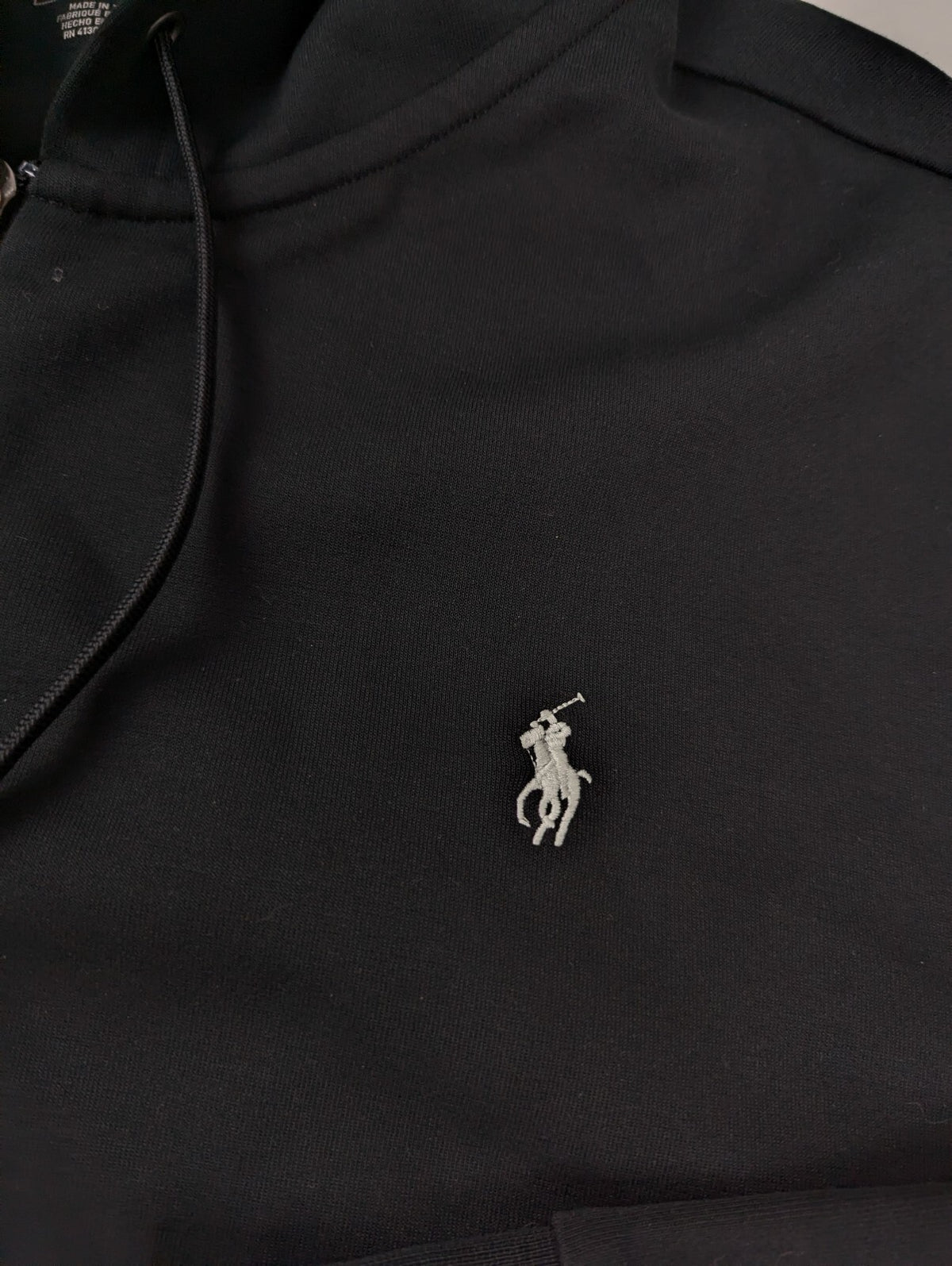 polo ralph lauren Double-Knit Tech Full-Zip Hoodie - Black