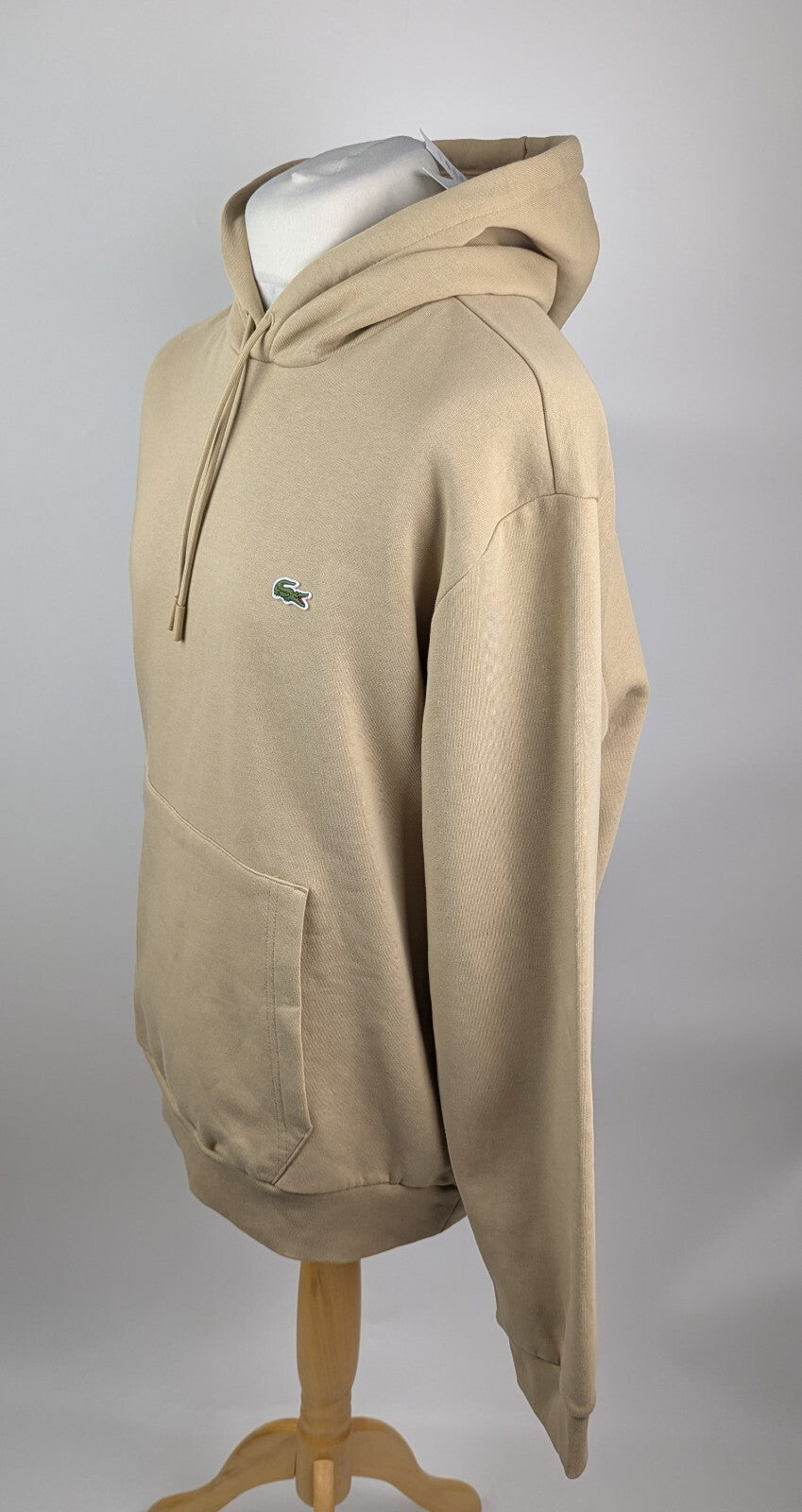 Lacoste Men's Basic Over-the-head Hoodie - Viennese Beige