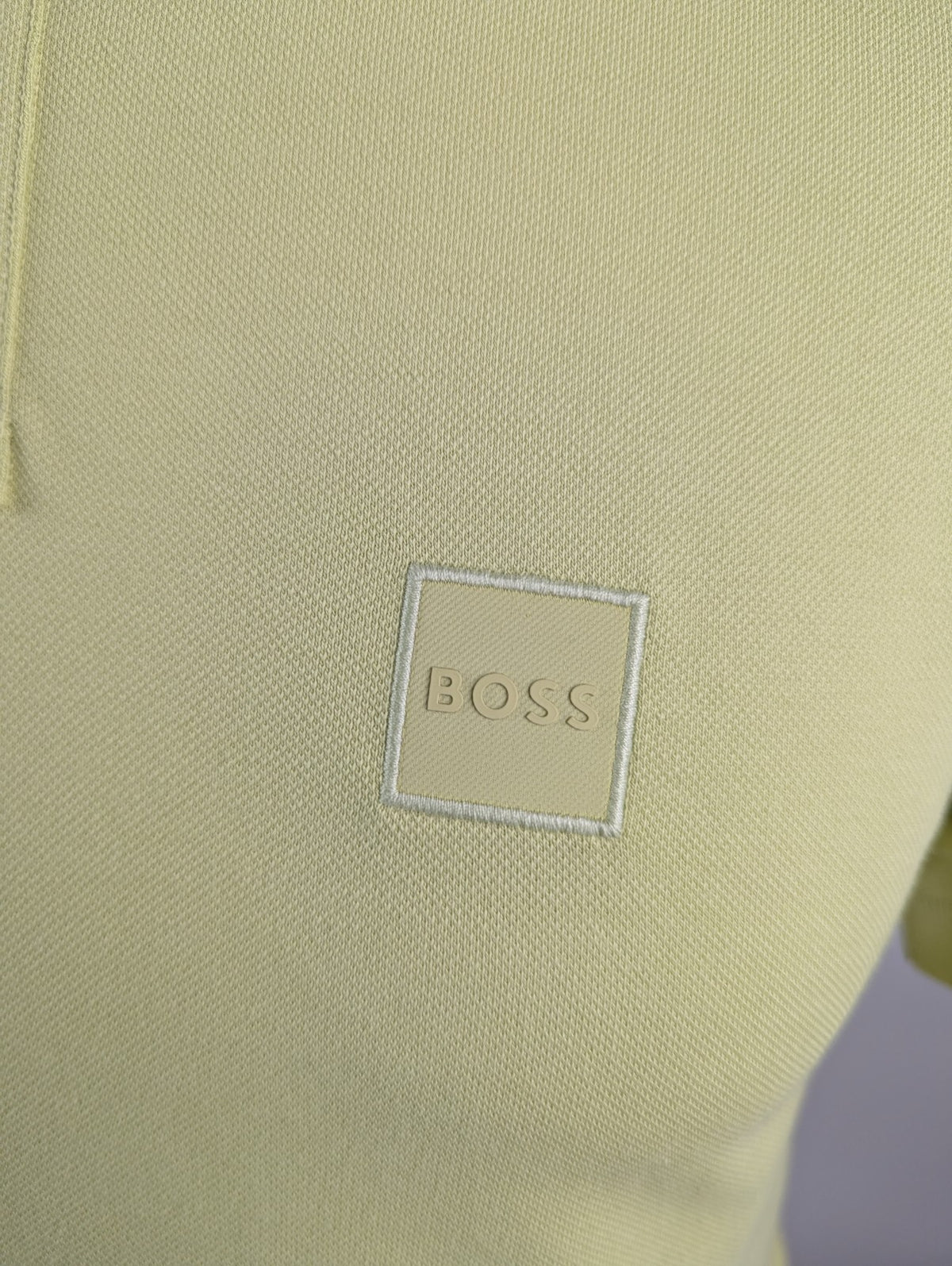 Boss Mens Passenger Premium Design Polo Shirt - Yellow