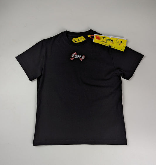 Off-White Kids Arrows Bandana cotton jersey T-shirt - Black