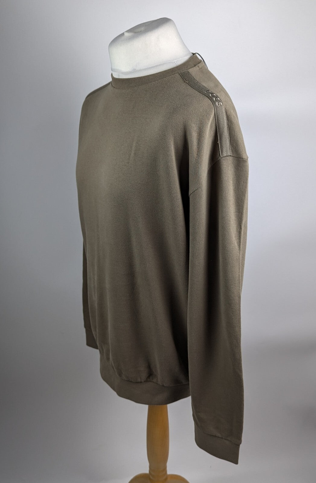 Boss Mens Chevron Sweatshirt - Open Green