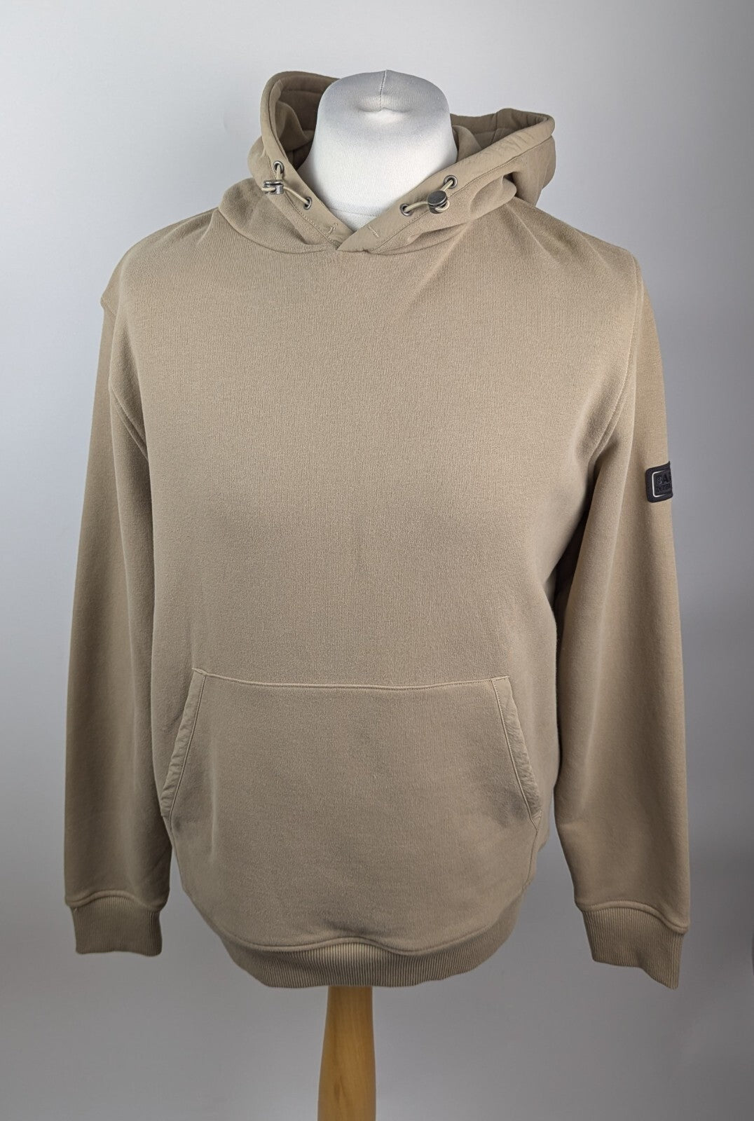 Barbour International Mens Ethan Hoodie - "Coriander" beige/tan