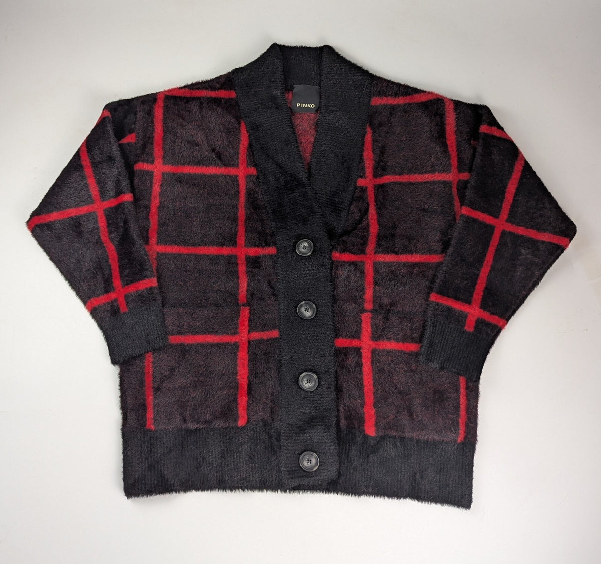 Pinko Womens cardigan - Black / Red