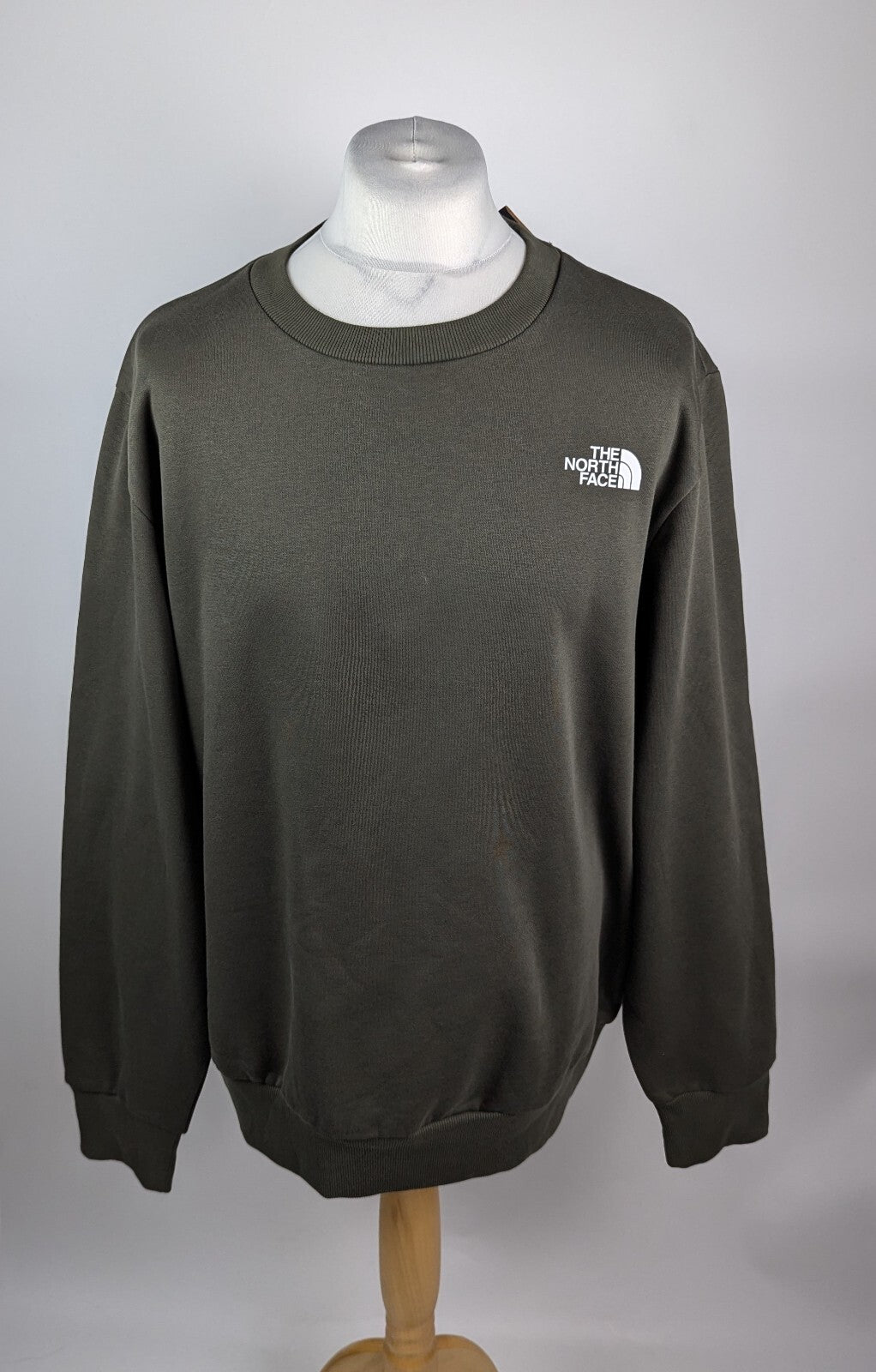 The North Face Simple Dome Crew Neck Jumper Mens- Taupe Green