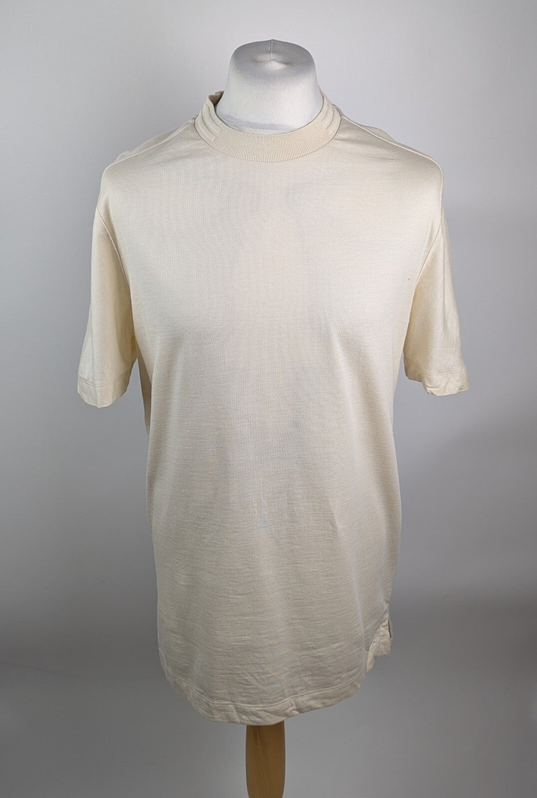 Boss Men's P-Thompson 290 Regular T-Shirt- Cream