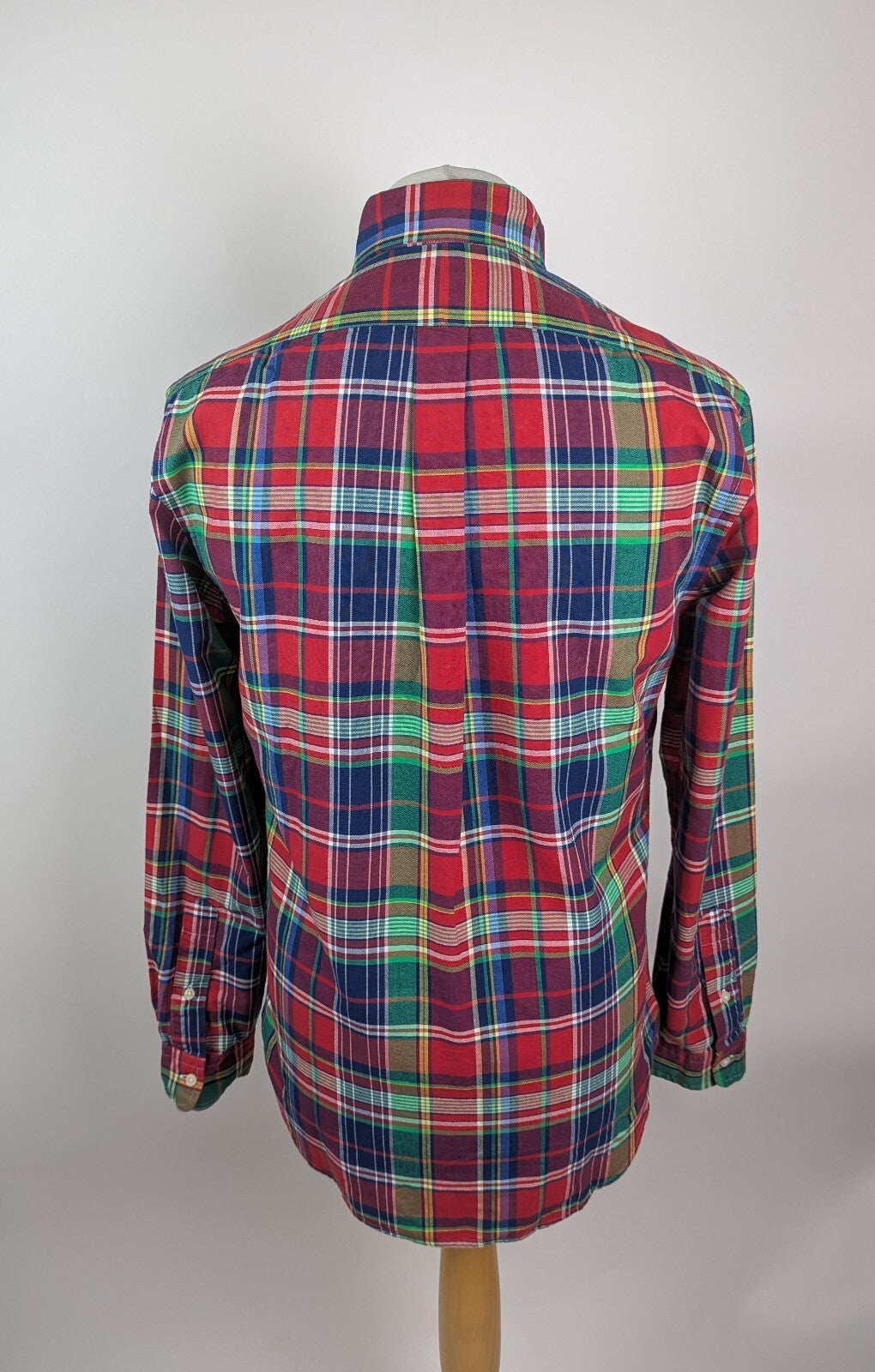 Polo Ralph Lauren Custom Fit Checked Oxford Shirt - Red/Green