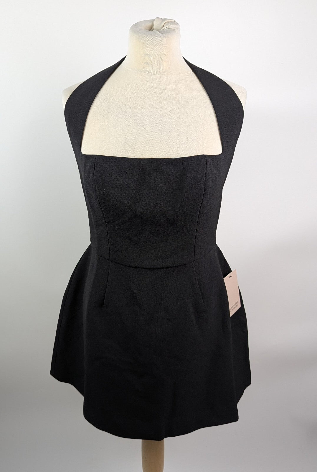 Odd Muse Structured Mini Dress - Black